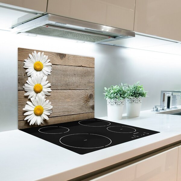 Tagliere in vetro temperato Daisy Wood 60x52 cm