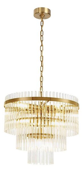 Lampadario a catena SABRINA 7xE14/40W/230V, dorato