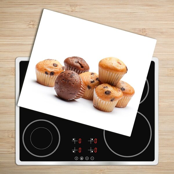 Tagliere in vetro temperato Cupcakes 60x52 cm
