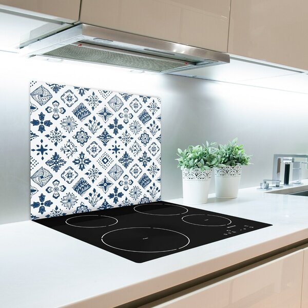 Tagliere in vetro Pattern floreale 60x52 cm