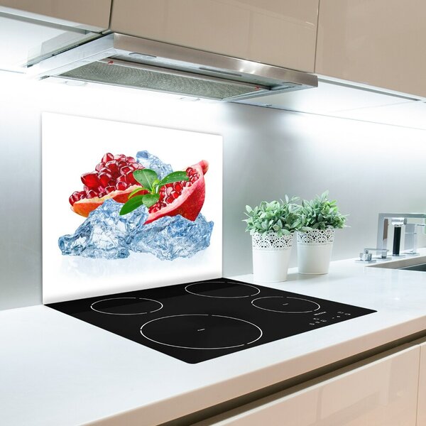 Tagliere in vetro temperato Ice Navy Blue 60x52 cm