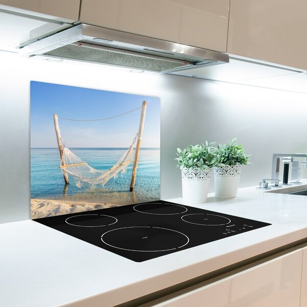 Tagliere in vetro Amaca vicino al mare 60x52 cm