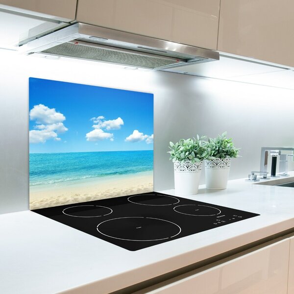 Tagliere in vetro Paradise Beach 60x52 cm