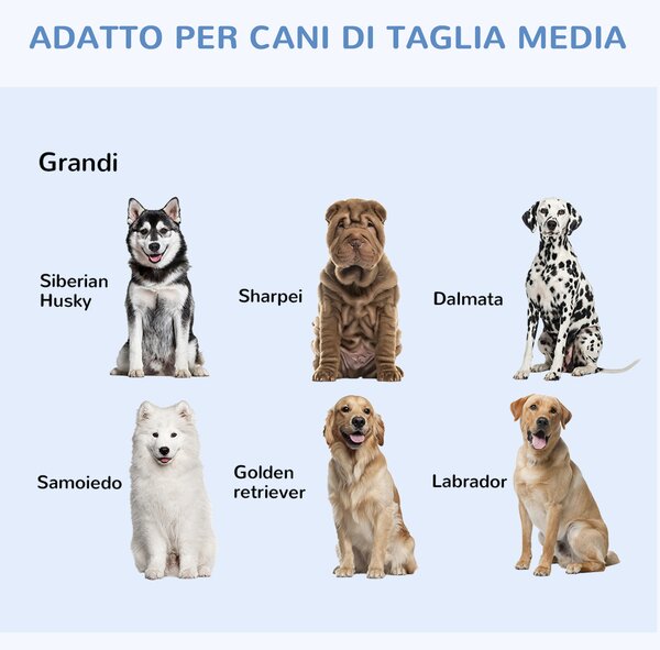 PawHut Gabbia per Animali Domestici Trasportino per Cani e Gatti Pieghevole in Acciaio Doppia Apertura 117 × 74.5 × 81cm Nero|Aosom