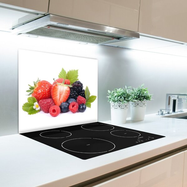 Tagliere in vetro Frutti forestali 60x52 cm