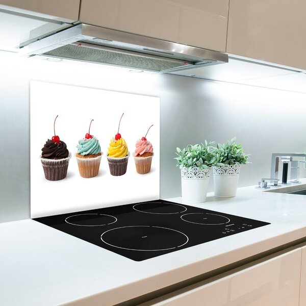 Tagliere in vetro Cupcakes 60x52 cm
