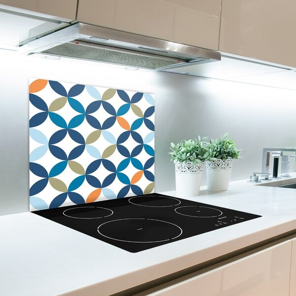 Tagliere in vetro Sfondo geometrico 60x52 cm