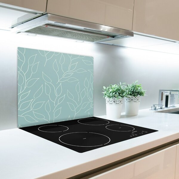 Tagliere in vetro Foglie di motivo 60x52 cm
