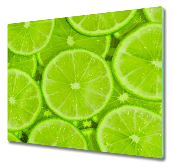 Tagliere in vetro temperato Lime 60x52 cm