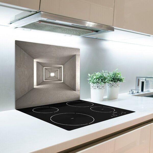 Tagliere in vetro Tunnel di cemento 60x52 cm