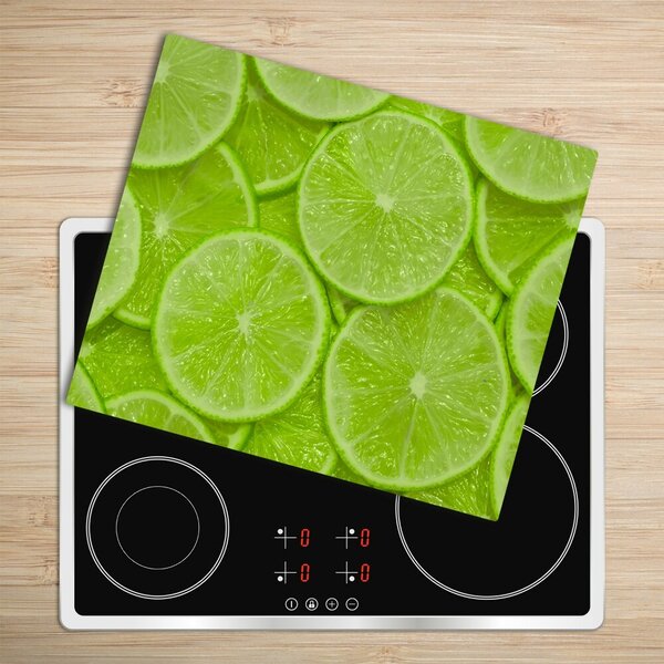 Tagliere in vetro Lime 60x52 cm
