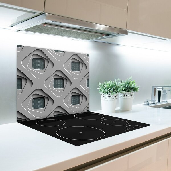 Tagliere in vetro temperato Astrazione 3D 60x52 cm