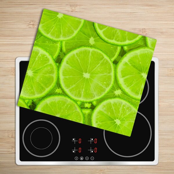 Tagliere in vetro temperato Lime 60x52 cm