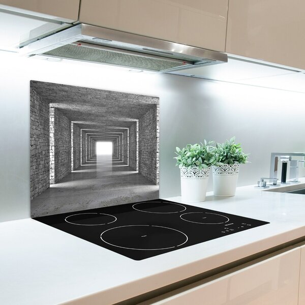 Tagliere in vetro Tunnel di mattoni 60x52 cm
