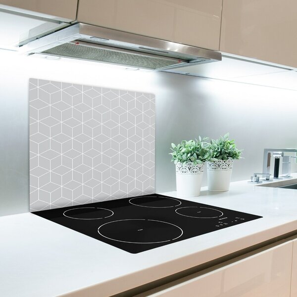 Tagliere in vetro Sfondo geometrico 60x52 cm