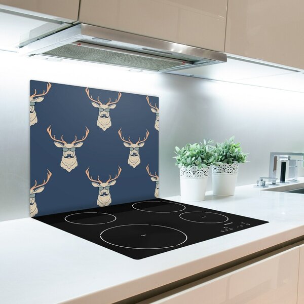 Tagliere in vetro Deer hipster 60x52 cm