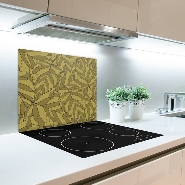 Tagliere in vetro Foglie 60x52 cm