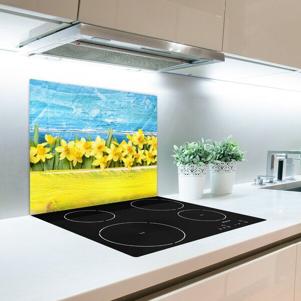 Tagliere in vetro Narcisi 60x52 cm