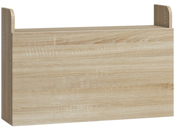 HOMCOM Scrivania da Parete, Tavolo Pieghevole con Ripiani Salvaspazio per Casa e Ufficio, 77 x 20 x 51 cm | Aosom Italy