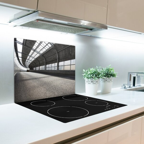 Tagliere in vetro Strada nel tunnel 60x52 cm