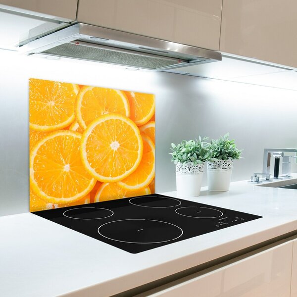 Tagliere in vetro Fette di arancione 60x52 cm