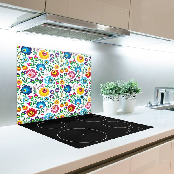 Tagliere in vetro Modello etnico 60x52 cm
