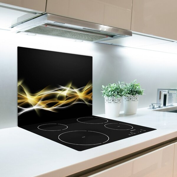 Tagliere in vetro temperato Astrazione leggera 60x52 cm