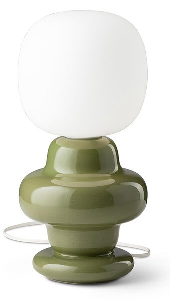 Applique Vintage Decò Copacabana Ceramica Verde 1 Luce E27