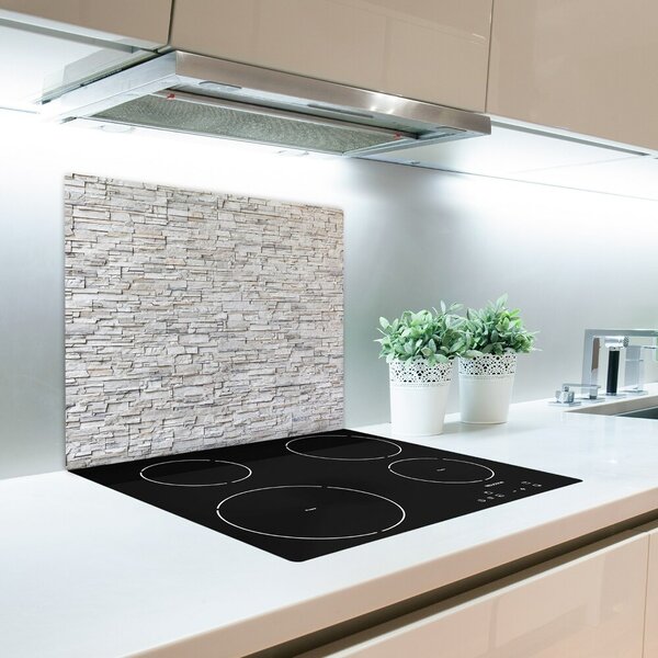 Tagliere in vetro Muro di pietra 60x52 cm