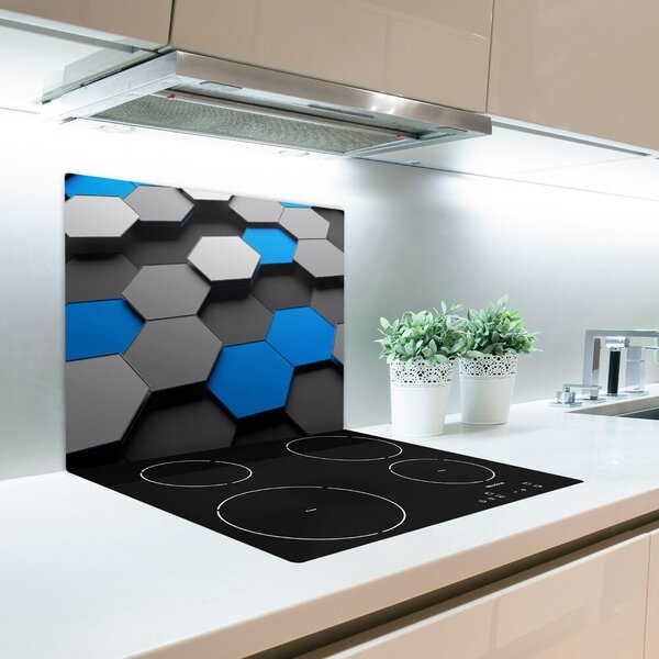 Tagliere in vetro Astrazione 3D 60x52 cm