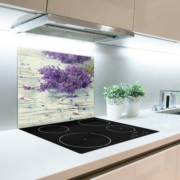Tagliere in vetro temperato Lavanda 60x52 cm