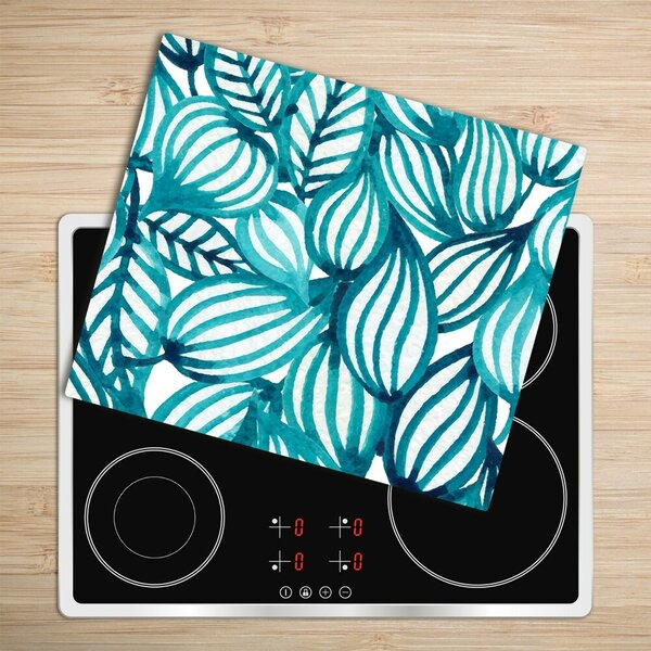 Tagliere in vetro Pattern floreale 60x52 cm