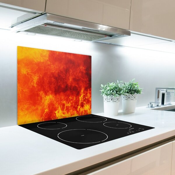 Tagliere in vetro Fiamme 60x52 cm