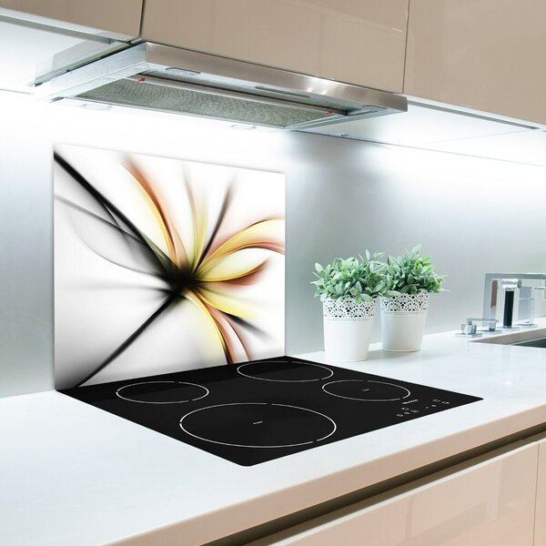 Tagliere in vetro Astrazione dei fiori 60x52 cm