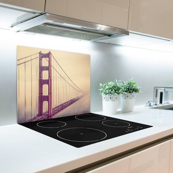 Tagliere in vetro Ponte di San Francisco 60x52 cm