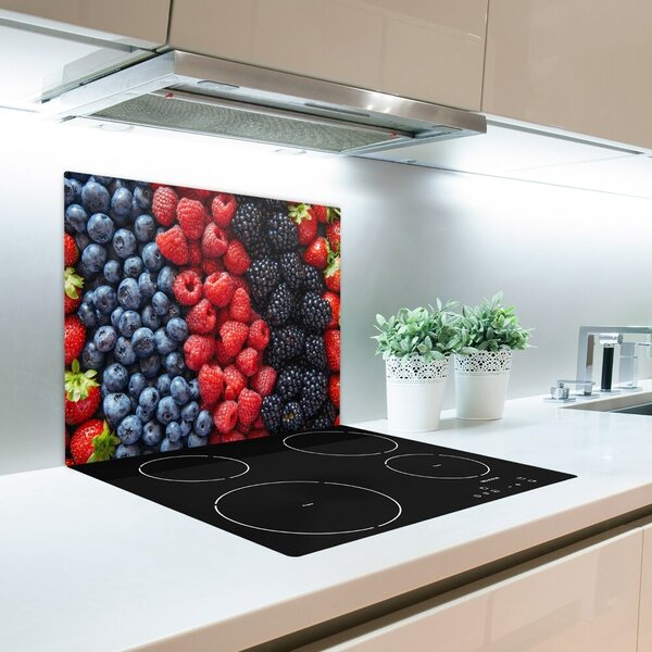 Tagliere in vetro Frutti forestali 60x52 cm