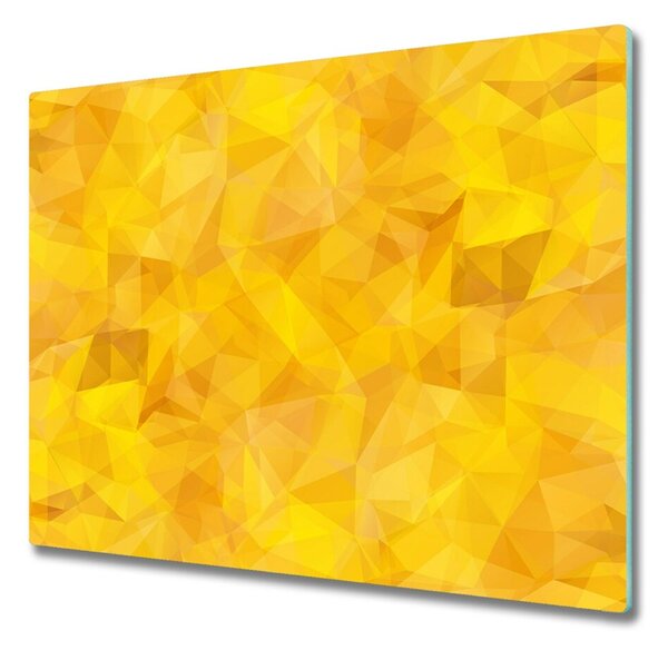 Tagliere in vetro Astrazione del triangolo 60x52 cm