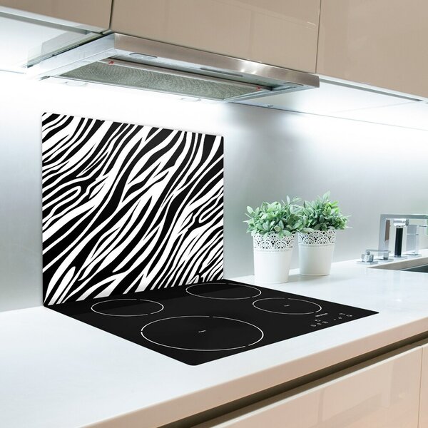 Tagliere in vetro Sfondo zebra 60x52 cm