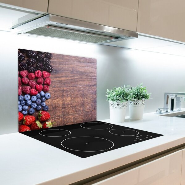 Tagliere in vetro Frutti forestali 60x52 cm