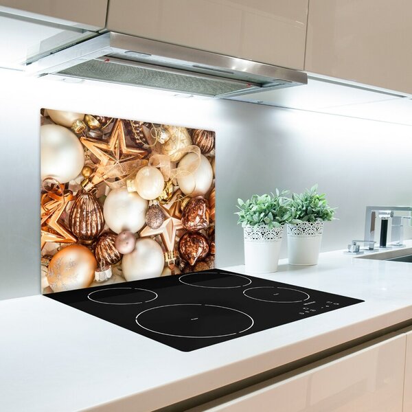 Tagliere in vetro temperato Billetti di Natale 60x52 cm