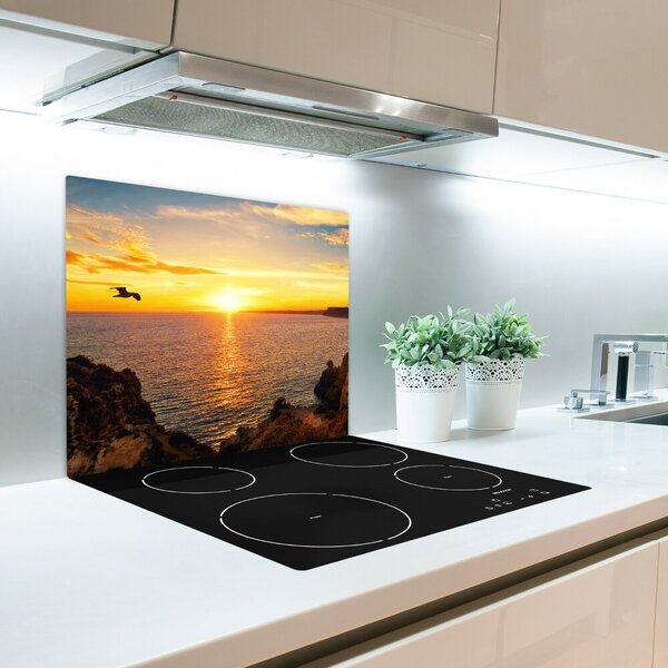 Tagliere in vetro Sunset Mare 60x52 cm