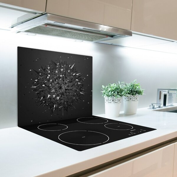 Tagliere in vetro Astrazione 3D 60x52 cm