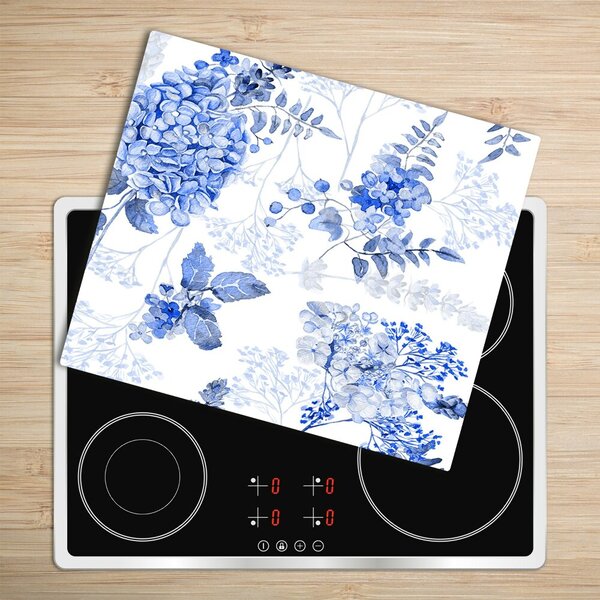 Tagliere in vetro Pattern floreale 60x52 cm