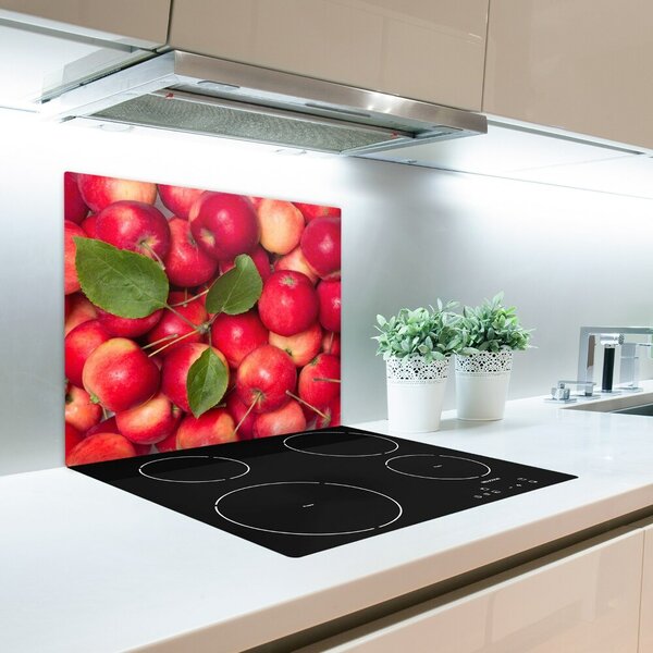 Tagliere in vetro Mele rosse 60x52 cm