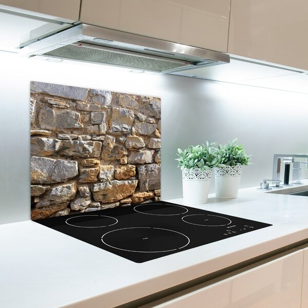 Tagliere in vetro Muro di pietra 60x52 cm