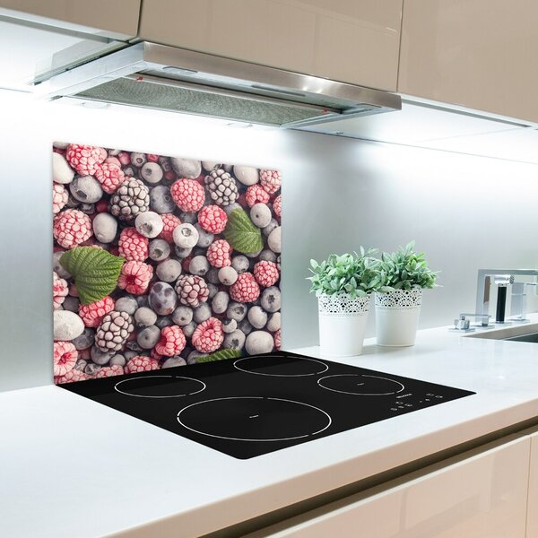 Tagliere in vetro Frutta foresta congelata 60x52 cm