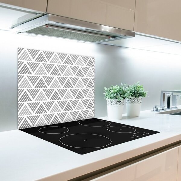 Tagliere in vetro Sfondo geometrico 60x52 cm