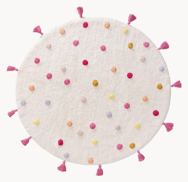 Tappeto per bambini in cotone a pelo lungo fatto a mano Fiete