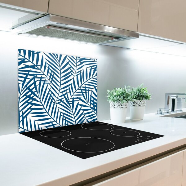Tagliere in vetro Foglie di palma 60x52 cm