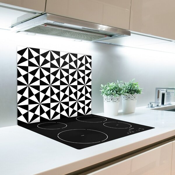 Tagliere in vetro Sfondo geometrico 60x52 cm